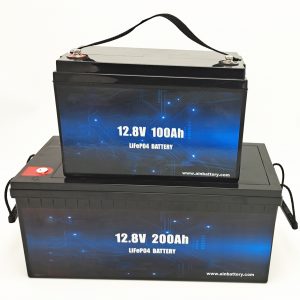 Diepe siklus LiFePO4 sonbattery 12V 100Ah / 200Ah gholfkar litiumioonbattery