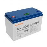 ALLES IN EEN warm verkope energie son litiumbatterye stoor sagteware BMS beheer herlaaibare diep siklus 12V 100Ah LiFePO4 battery