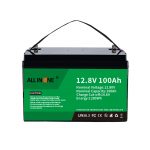 Fabriek pasgemaakte krag 12V 100AH LiFePO4 litium yster fosfaat diep siklus motor battery Marine Marine RV batterye