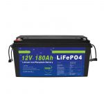 LiFePO4 litiumbattery 12V 180Ah vir stoorstelsels vir sonkrag vir elektriese fietse