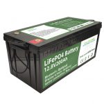 Warm verkoop 2.56KWh lifepo4 batteri 12v 200Ah 6000 siklusse rv battery