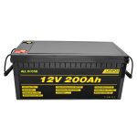 Aanpasbare elektriese motor 12V Lifepo4 battery 12.8v 200ah met 2000 siklus lewenslange lifepo4 battery