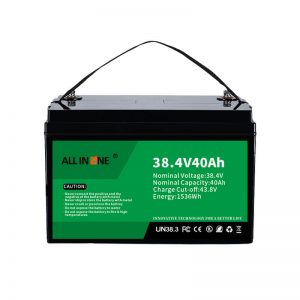 8.4V 40Ah Litium yster fosfaat battery vir VPP/SHS/Marine/Voertuig 36V 40Ah