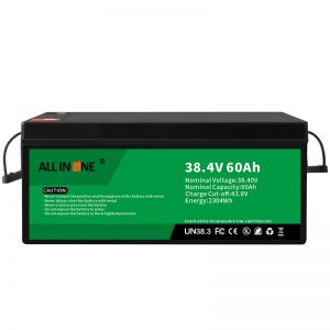 38.4V 60Ah Litium yster fosfaat battery vir VPP/SHS/Marine/Voertuig 36V 60Ah