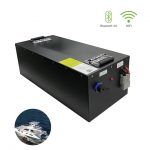 buigsame persoonlike LiFePO4 16S1P 48V 100Ah herlaaibare batterye Akku vir mariene boot- en jagbatterypakket met Bluetooth