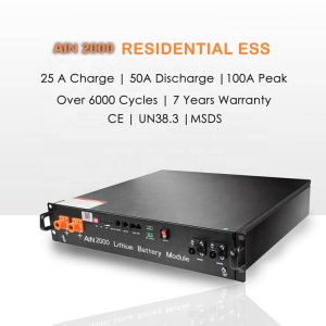 Aan / af rooster 48v 10kW energie stoor sonnestelsel lifepo4 48v 50Ah 100Ah 200Ah litium battery pack