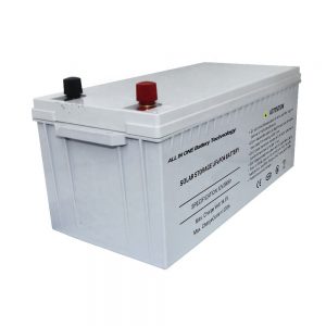 ALLES IN EEN LiFePO4 12v 200ah-batterypak Lipo-litiumbatterye vir sonpaneelvoorsiening