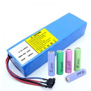 Litiumbattery 18650 60V 12AH oplaadbare litiumioon-batterypakket
